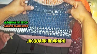 Jacquard Rendado na Máquina de Tricô Lanofix Silver Sk155