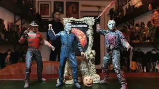 McFarlane Toys Movie Maniacs Gifts from Josh Adams. Michael Myers - Freddy - Jason