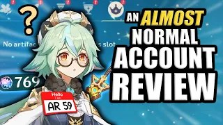 AR 59 Player Looked Great Until... Genshin Impact Account Review