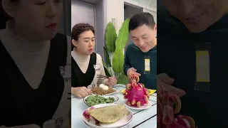 Funny Husband and Wife Yummy Food Eating Challenge 🍲🍲😋😋🤣🤣 Ep 107