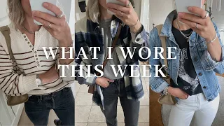 what I wore this week | Late summer capsule wardrobe outfits