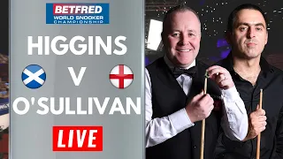 John HIGGINS v Ronnie O'SULLIVAN | World Snooker Championship 2022 | Live Stream Watch Along