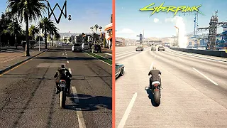 Cyberpunk 2077 Vs Watch Dogs 2  Comparison