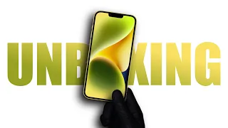 Apple iPhone 14 Yellow - ASMR Unboxing