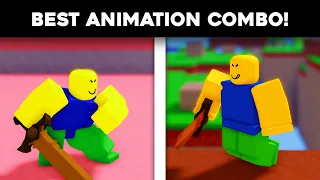 BEST ANIMATION COMBO In ROBLOX BEDWARS..
