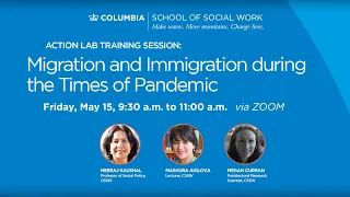 COVID-19 ACTION | TRAININGS | Migration and Immigration during the Times of Pandemic