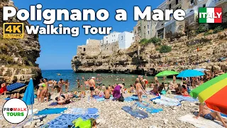 Polignano a Mare - Walking Tour - 4K - with Captions