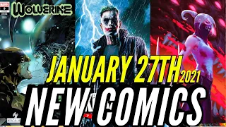 NEW COMIC BOOKS RELEASING JANUARY 27TH 2021 MARVEL COMICS & DC COMICS PREVIEWS COMING OUT THIS WEEK