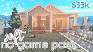 soft *NO GAME PASS* home || bloxburg speed build