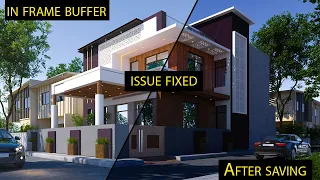 Fix Vray Frame Buffer Image Saving Problem | Basic Solution | Gamma Correction | vray 3ds Max hindi