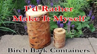 Birch Bark Containers - Ray Mears Inspired