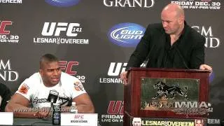 UFC 141: Lesnar vs Overeem Post-Fight Press Conference (Complete + Unedited)