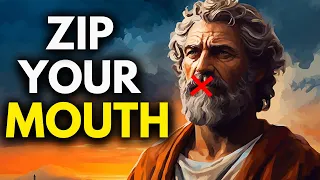 Keep YOUR MOUTH QUIET in THESE 9 SITUATIONS | Power of Silence | Marcus Aurelius | Stoicism