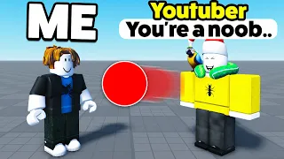 I Became UNDERCOVER NOOB To Test YOUTUBERS.. (Roblox Blade Ball)