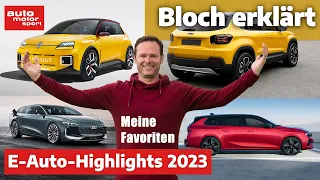 E-Auto-Highlights 2023: Die 10 wichtigsten Neuheiten - Bloch erklärt #201 | auto motor und sport