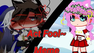 ∆∆Act Fool∆∆(Gacha Club/Ultra)(A.u)≠≠(Alerta ship:Sonadow(Metlex)≠≠