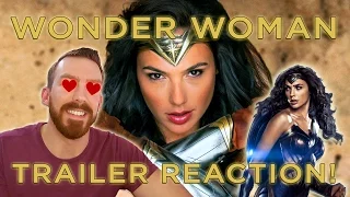 Wonder Woman Official Trailer Reaction!