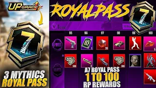 A7 Royal Pass 3D Leaks | A7 Royal Pass 1 To 100 RP Rewards Leaks | A7 Royal Pass Release Date