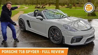 It’s arrived! 2020 Porsche 718 Spyder Review. With an Exhaust!