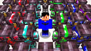 Coletei TODAS as ARMADURAS de NETHERITE no MINECRAFT HARDCORE 1.20