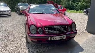 1998 MERCEDES CLK 320 ELEGANCE AUTO | MATHEWSONS CLASSIC CARS | AUCTION: 12, 13 & 14 JUNE 2024