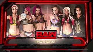 ASUKA, SASHA BANKS & BAYLEY vs ALEXA BLISS, MICKIE JAMES & NIA JAX [WWE RAW 2018.02.26]