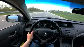 2009 Honda Accord VIII Wagon 2.2 i-Dtec (150 Hp) POV Test Drive