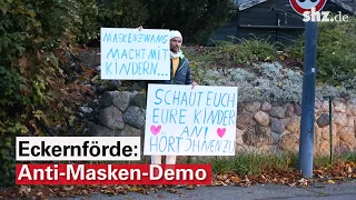 Maskenpflicht im Unterricht: Umstrittene Demo in Eckernförde