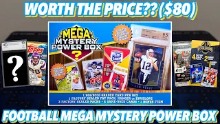 OPENING 2 $80 FOOTBALL MEGA MYSTERY POWER BOXES! WORTH THE PRICE??