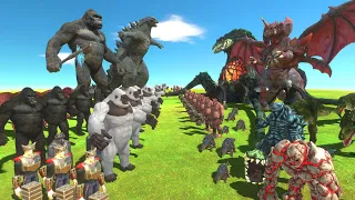 Godzilla x King Kong War - Godzilla + King Kong VS Destoroyah +  Biollante - ARBS