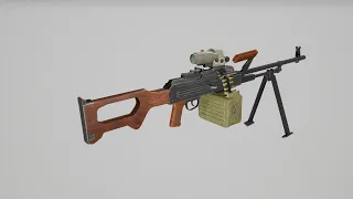 pkm heavy machine gun ue 4.21 to 4.27 and UE5