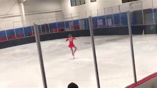 14 years old, Hayley, figure skating comeptition