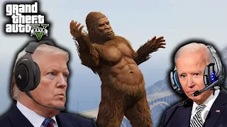 US Presidents HUNT for BIGFOOT in GTA 5