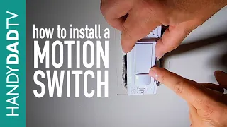 How to install a Lutron Maestro Motion Sensor Switch | No Neutral Required