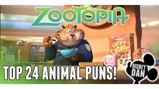 Zootopia Animal Pun Easter Eggs!