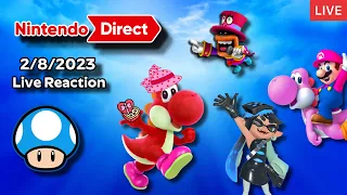 Nintendo Direct Reaction 2.8.2023 THE FIRST DIRECT OF 2023 LETS GO GAMERS! + Friends Coming Over!