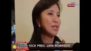 SONA: VP Leni Robredo, bukas sa posibilidad ng pagtakbo sa pagkapangulo sa 2022