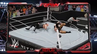 Big Show vs. Braun Strowman Ring Collapse WWE2K17 RAW 4/17/2017 Highlights HD