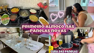 Cozinhando Comigo| Primeira Mesa posta na Mesa nova🤩 Almoço Delícia.. Lar da Elzi 💚