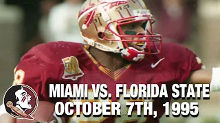 FSU's Warrick Dunn Rushes The 'Canes Out Of Town | ACC Football Classic