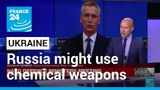 NATO concerned Moscow could stage "false flag" operation in Ukraine • FRANCE 24 English