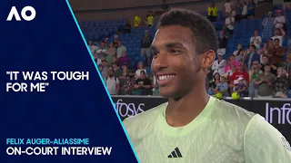 Felix Auger-Aliassime On-Court Interview | Australian Open 2024 First Round