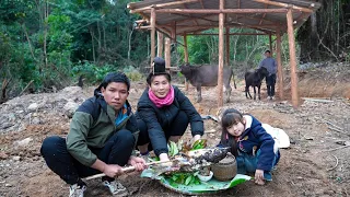 Grilled Fish Lunch at the Farm, Completion of New Cattle Barn | Family Farm