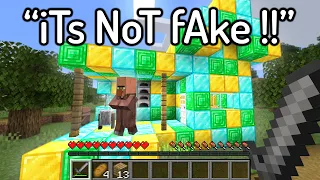 Most HILARIOUS FAKE Minecraft Speedruns Ever...