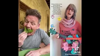 Gordon Ramsay reacts to vegan teacher