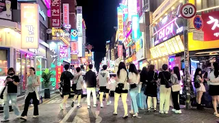 [ DRIVE KOREA ] Friday night Colorful alleys of Seoul 4K | Relaxing Music