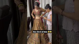 Tag your slim bride 😂🤣 #bride #bridalmakeup #viral #ytshorts