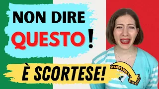 7 Espressioni SCORTESI da EVITARE in italiano per NON offendere: Impara le Alternative Cortesi! 🇮🇹