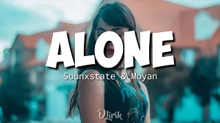 ALONE - Sounxstate & Moyan (Lirik Terjemahan)