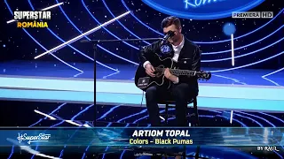 SUPERSTAR 2021 | Artiom Topal, un moment autentic! Piele de găină! ♫ Cover: Black Pumas - Colors